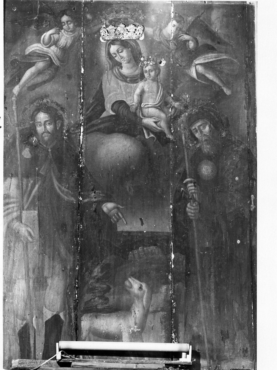 Madonna con Bambino e Santi (dipinto) - ambito napoletano (fine sec. XVI)