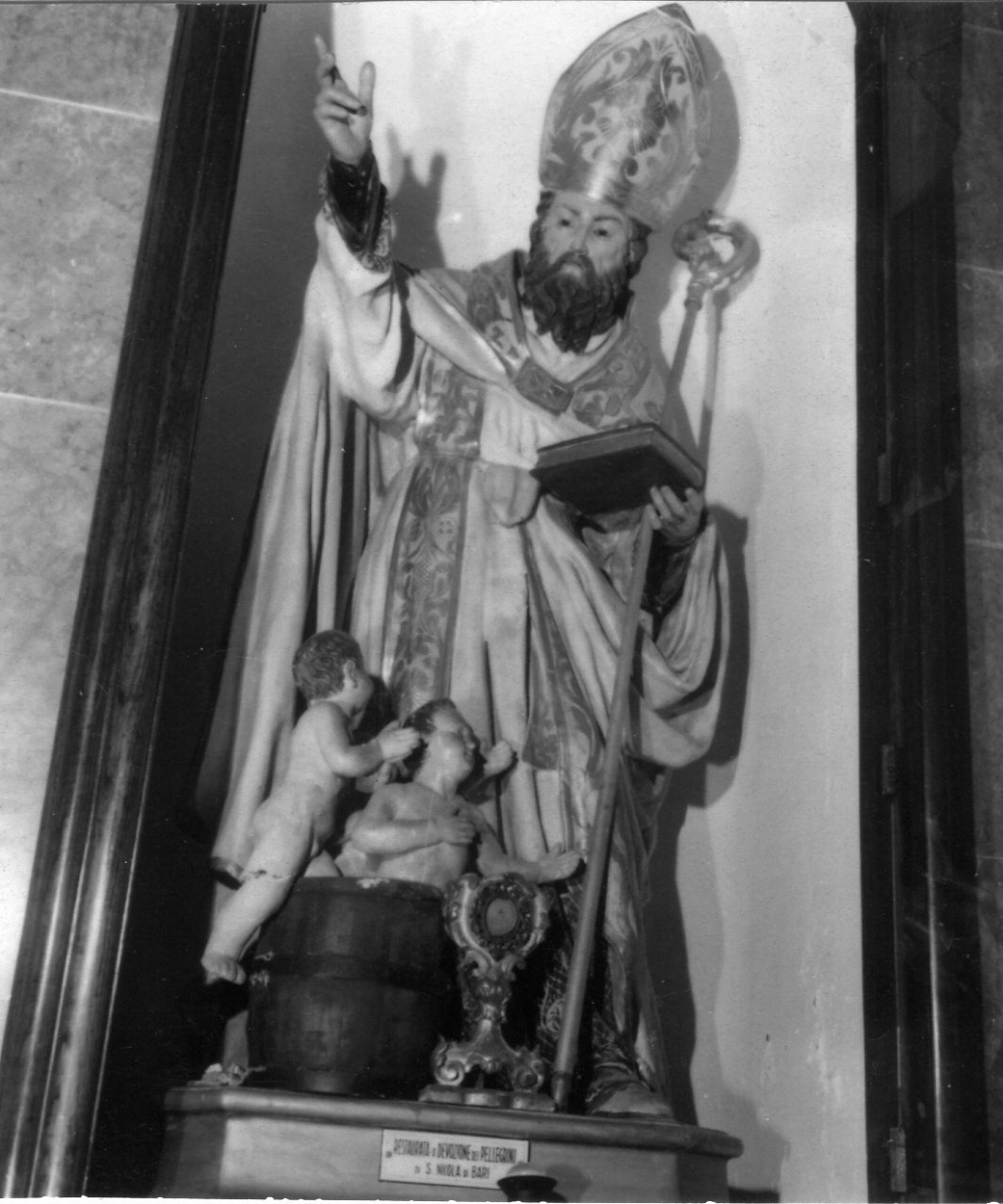 San Nicola di Bari (statua) - ambito napoletano (fine sec. XVII)