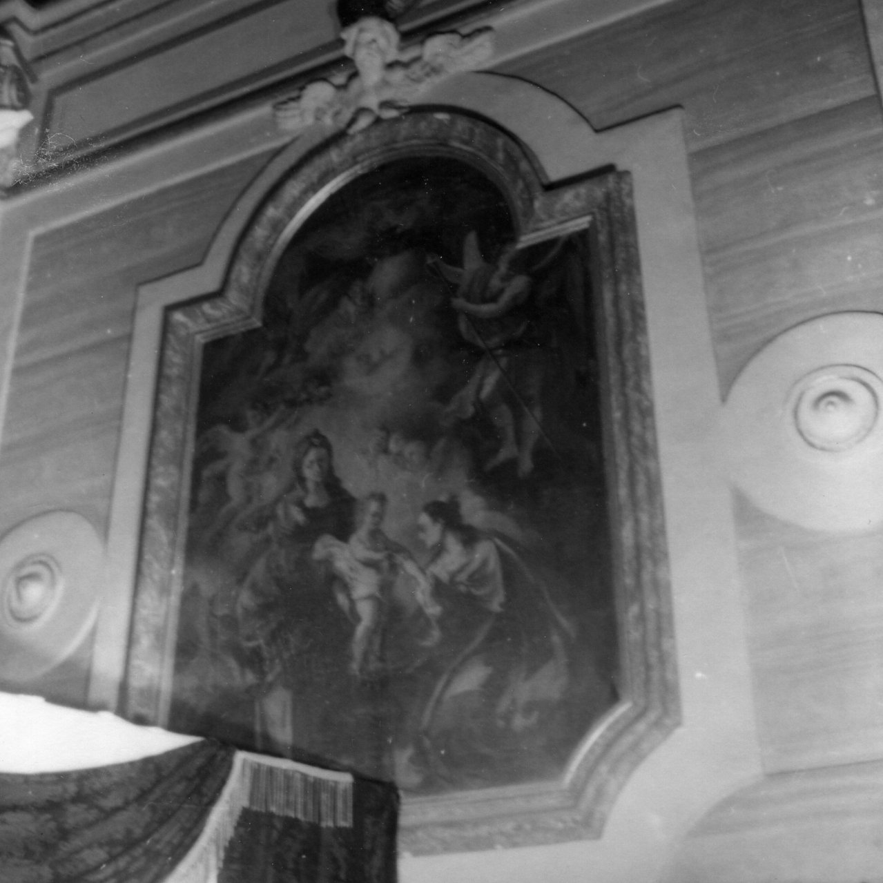 Madonna con Bambino e Sant'Anna (dipinto) - ambito napoletano (seconda metà sec. XVII)