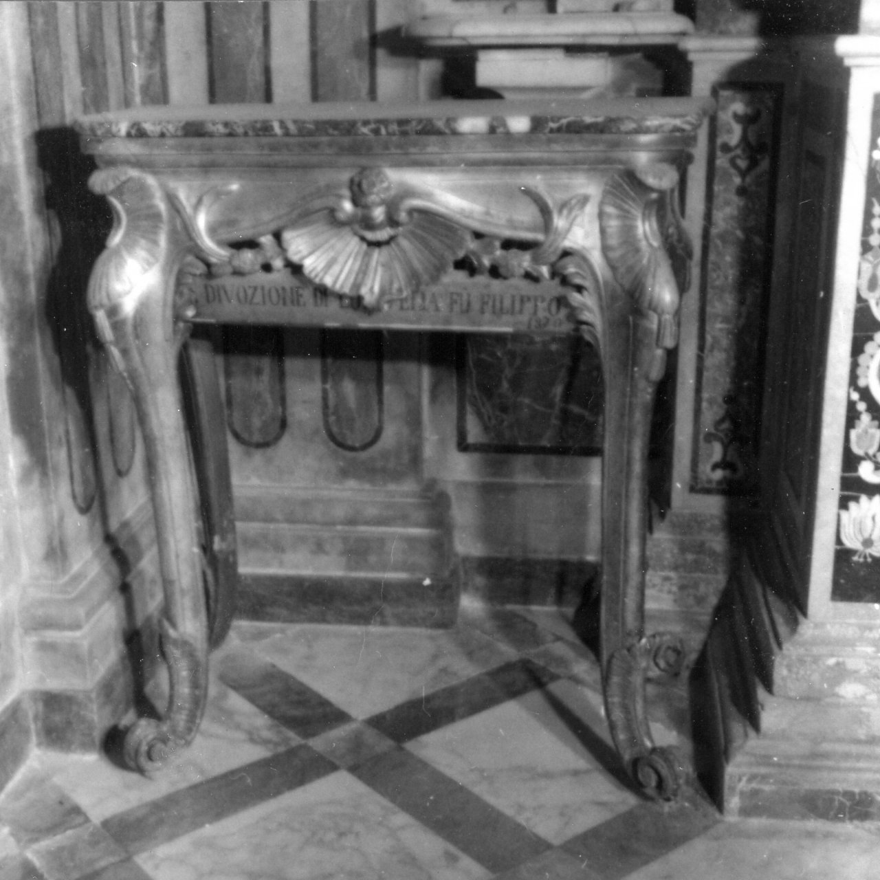 console, serie - bottega napoletana (sec. XIX)