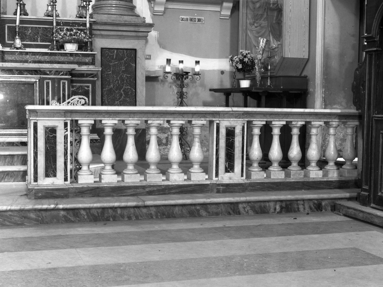 balaustrata - bottega napoletana (inizio sec. XX)