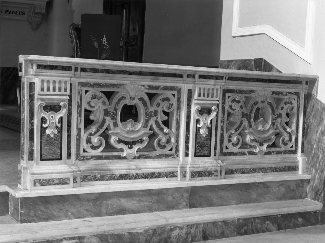 balaustrata - bottega napoletana (seconda metà sec. XVIII)