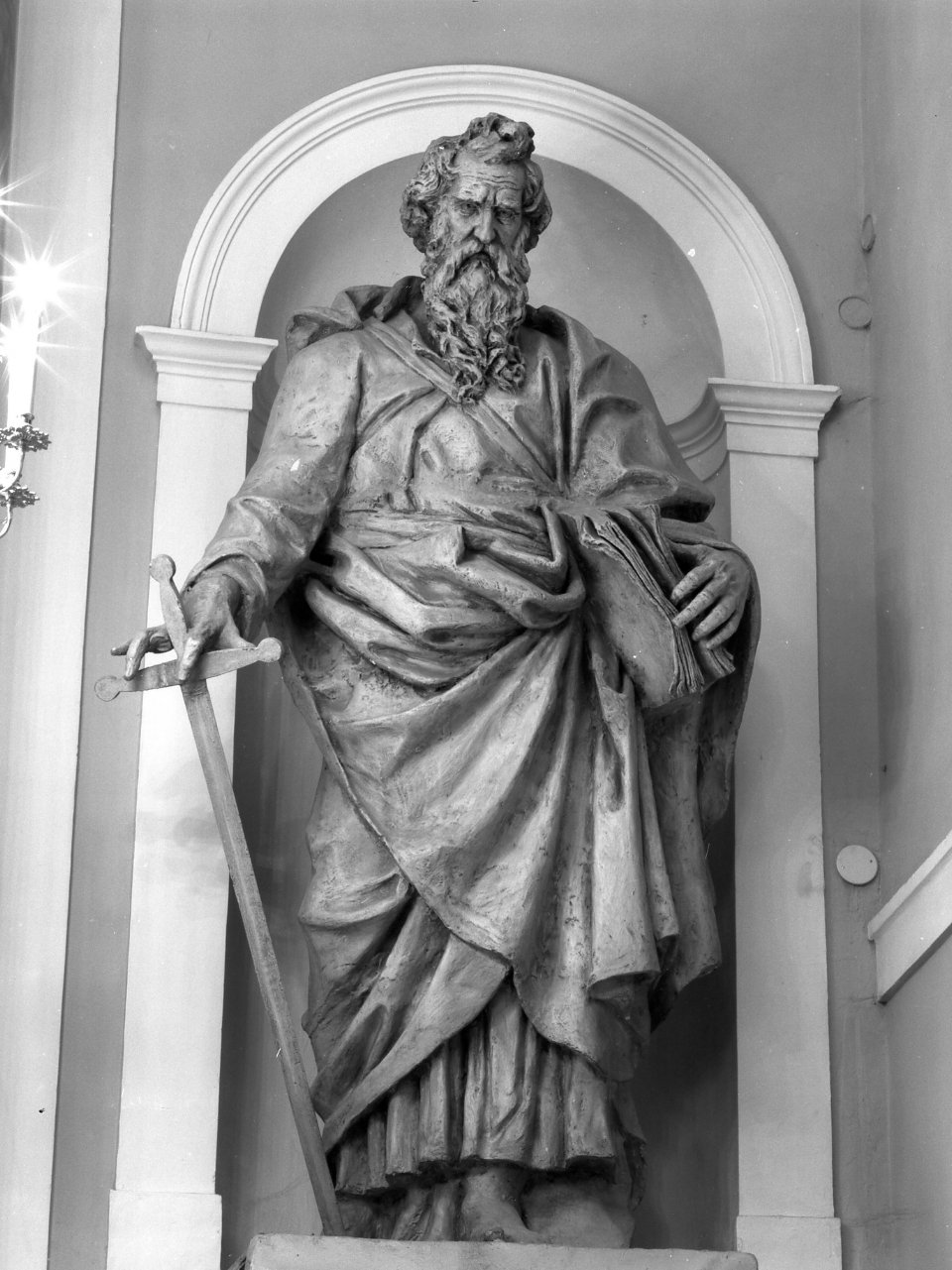 San Paolo Apostolo (statua) di Finelli Giuliano (cerchia) (metà sec. XVII)