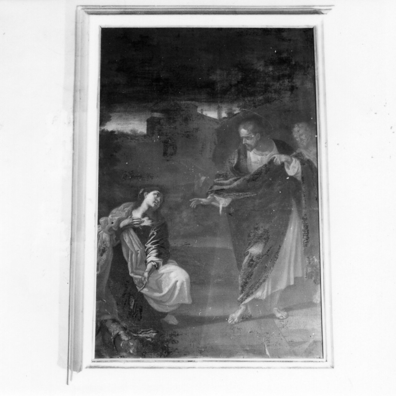 Cristo e la samaritana (dipinto) di Solimena Francesco detto Abate Ciccio (cerchia) (prima metà sec. XVIII)