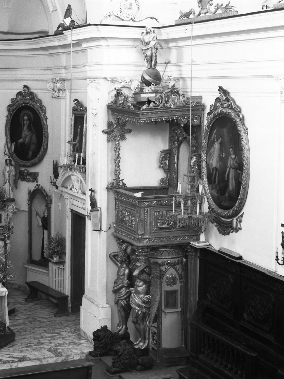 pulpito - bottega napoletana (seconda metà sec. XIX)