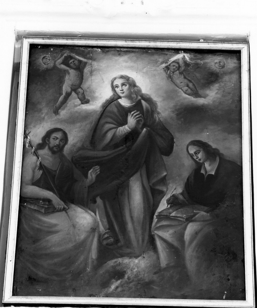 Madonna Immacolata e Santi (dipinto) - ambito napoletano (seconda metà sec. XIX)