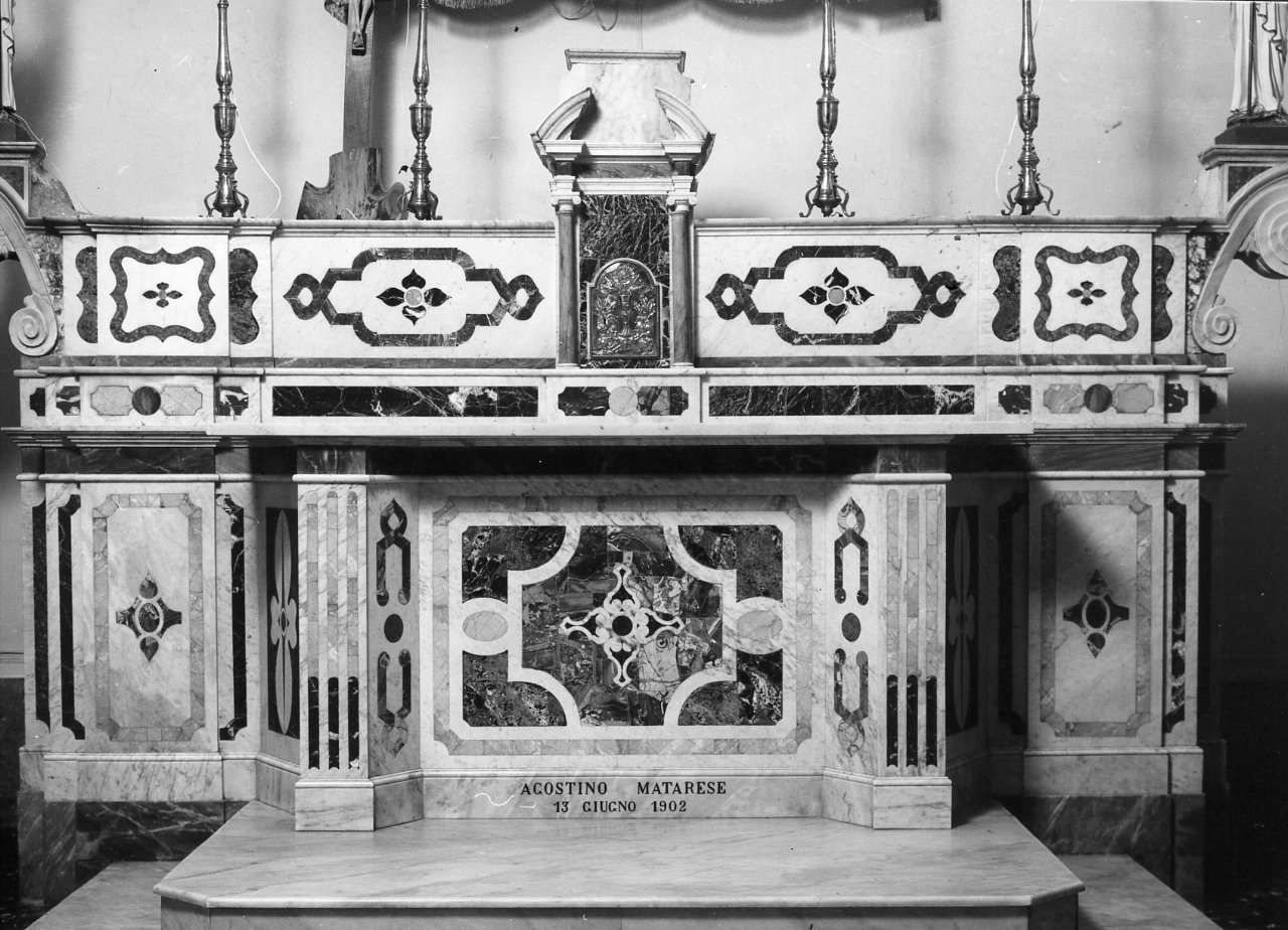 altare maggiore - bottega napoletana (sec. XX)