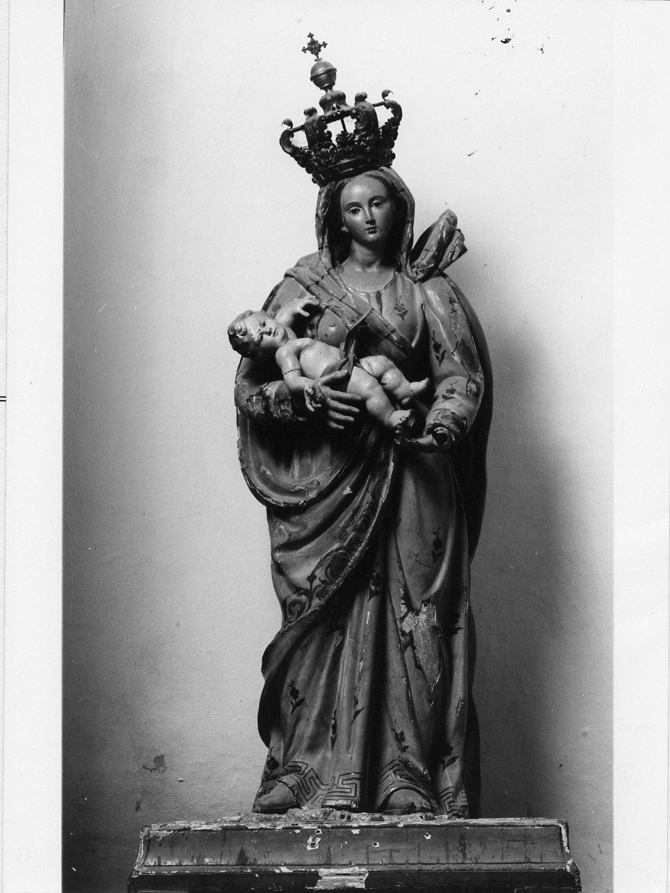 Madonna con Bambino (statua) - bottega campana (metà sec. XIX)