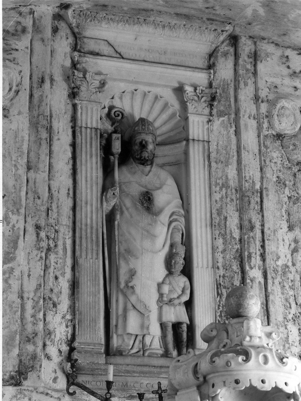 San Nicola di Bari (statua) - bottega campana (sec. XVI)