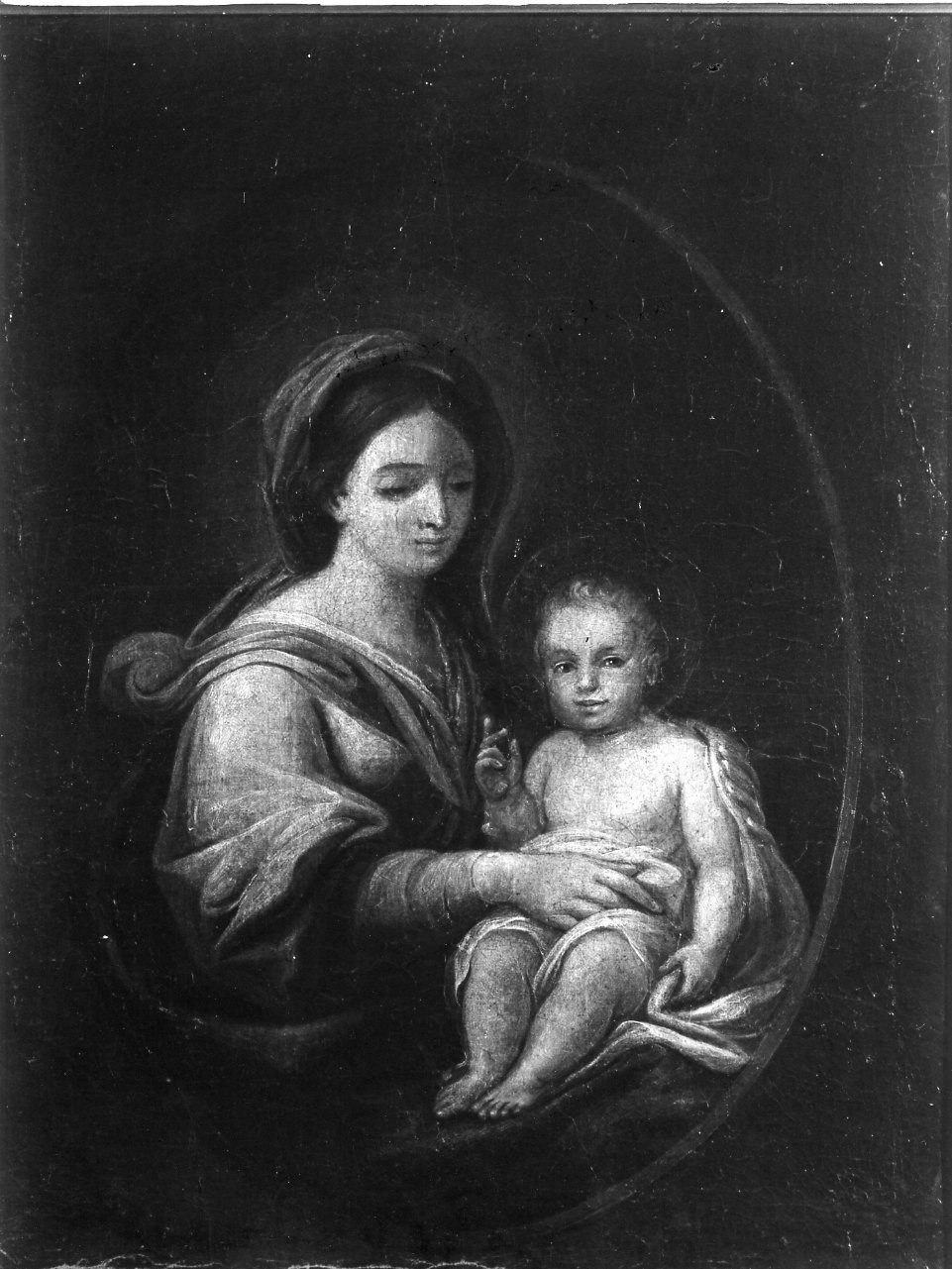 Madonna con Bambino (dipinto) - ambito campano (inizio sec. XIX)
