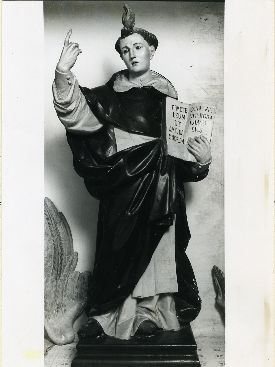 San Vincenzo Ferrer (statua) - bottega campana (seconda metà sec. XIX)