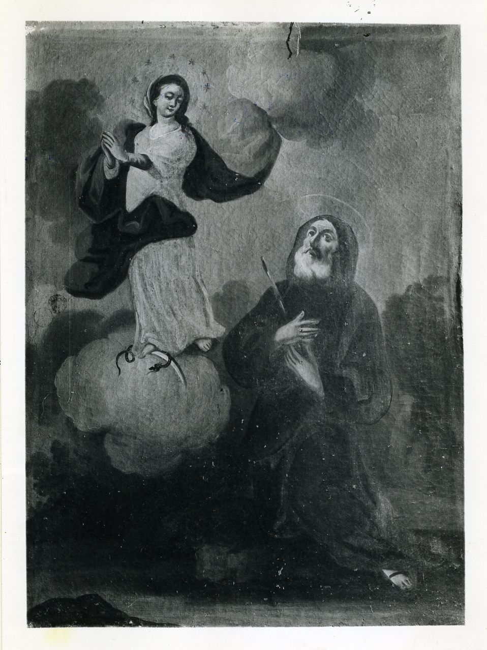 visione di San Francesco di Paola (dipinto) - ambito campano (fine sec. XVIII)