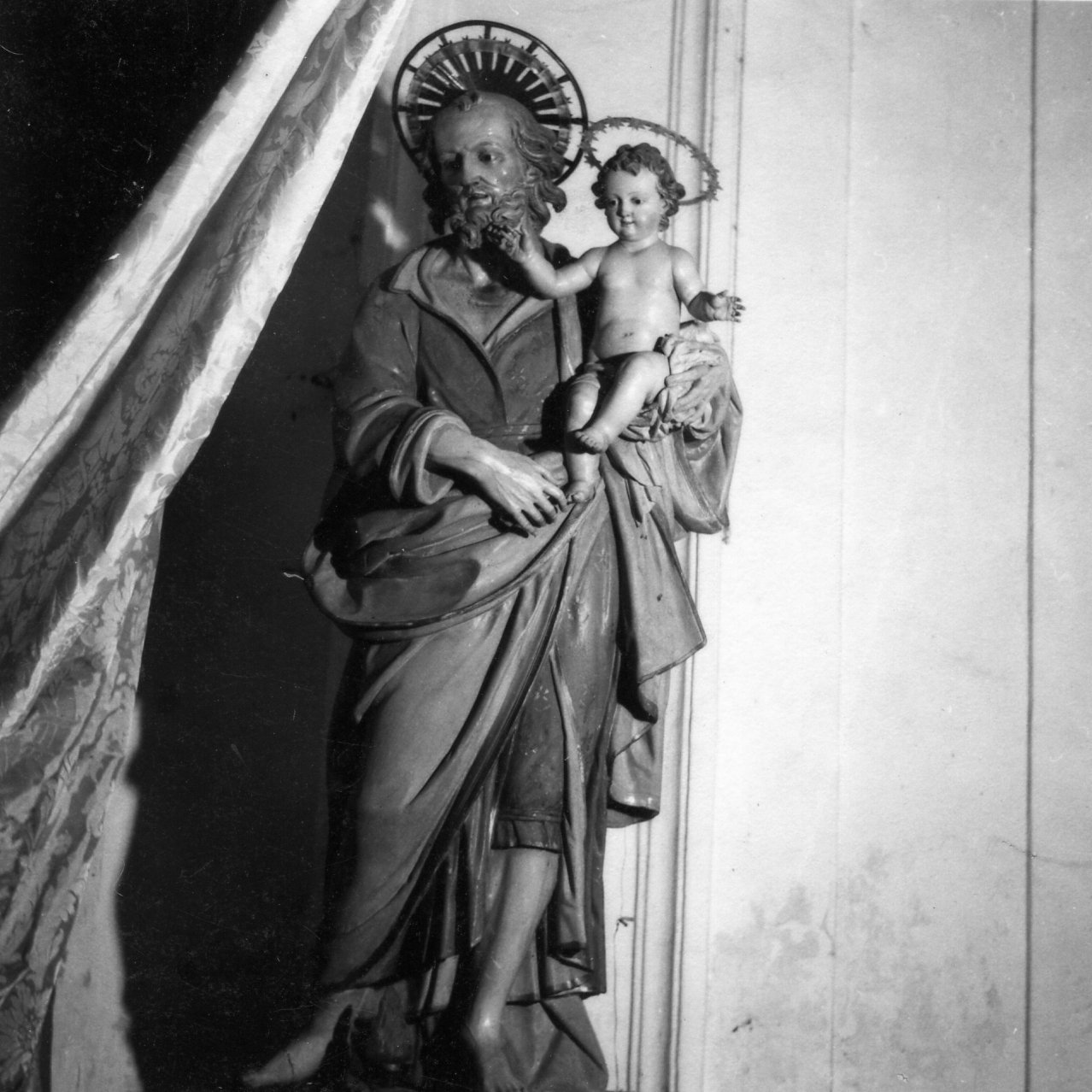 San Giuseppe e Gesù Bambino (statua) - bottega napoletana (ultimo quarto sec. XVIII)