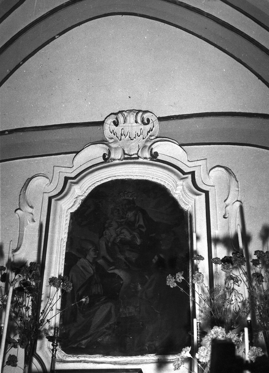 Madonna con Bambino e Santi (dipinto) di Solimena Francesco detto Abate Ciccio (scuola) (prima metà sec. XVIII)