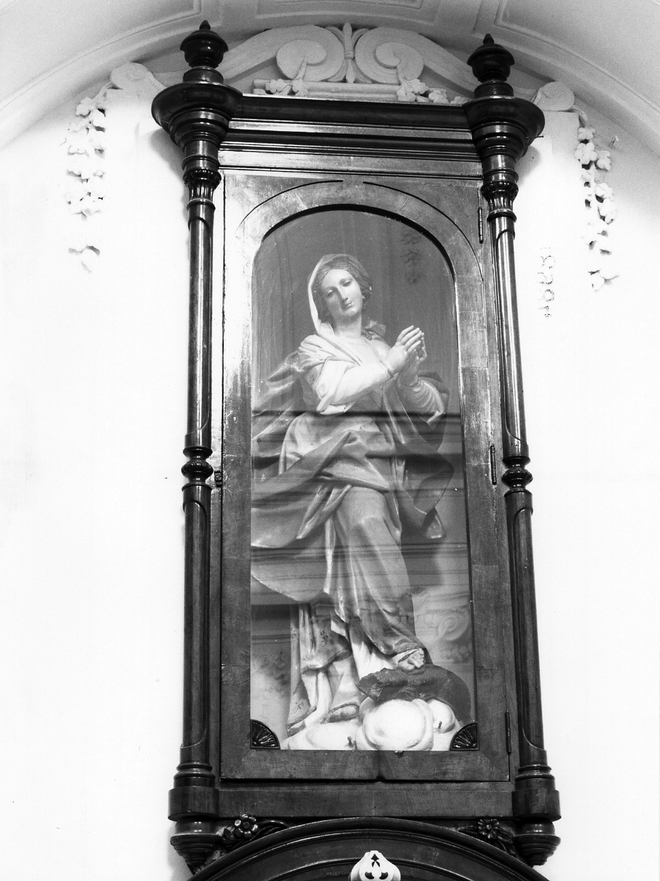 mostra di nicchia - bottega napoletana (metà sec. XIX)