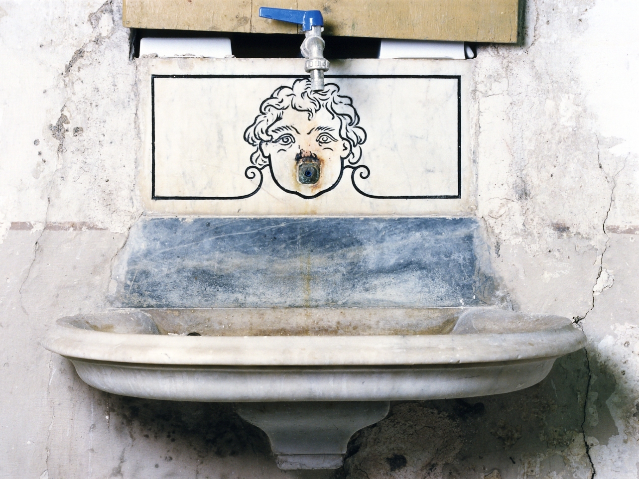 lavabo da sacrestia - bottega campana (seconda metà sec. XIX)