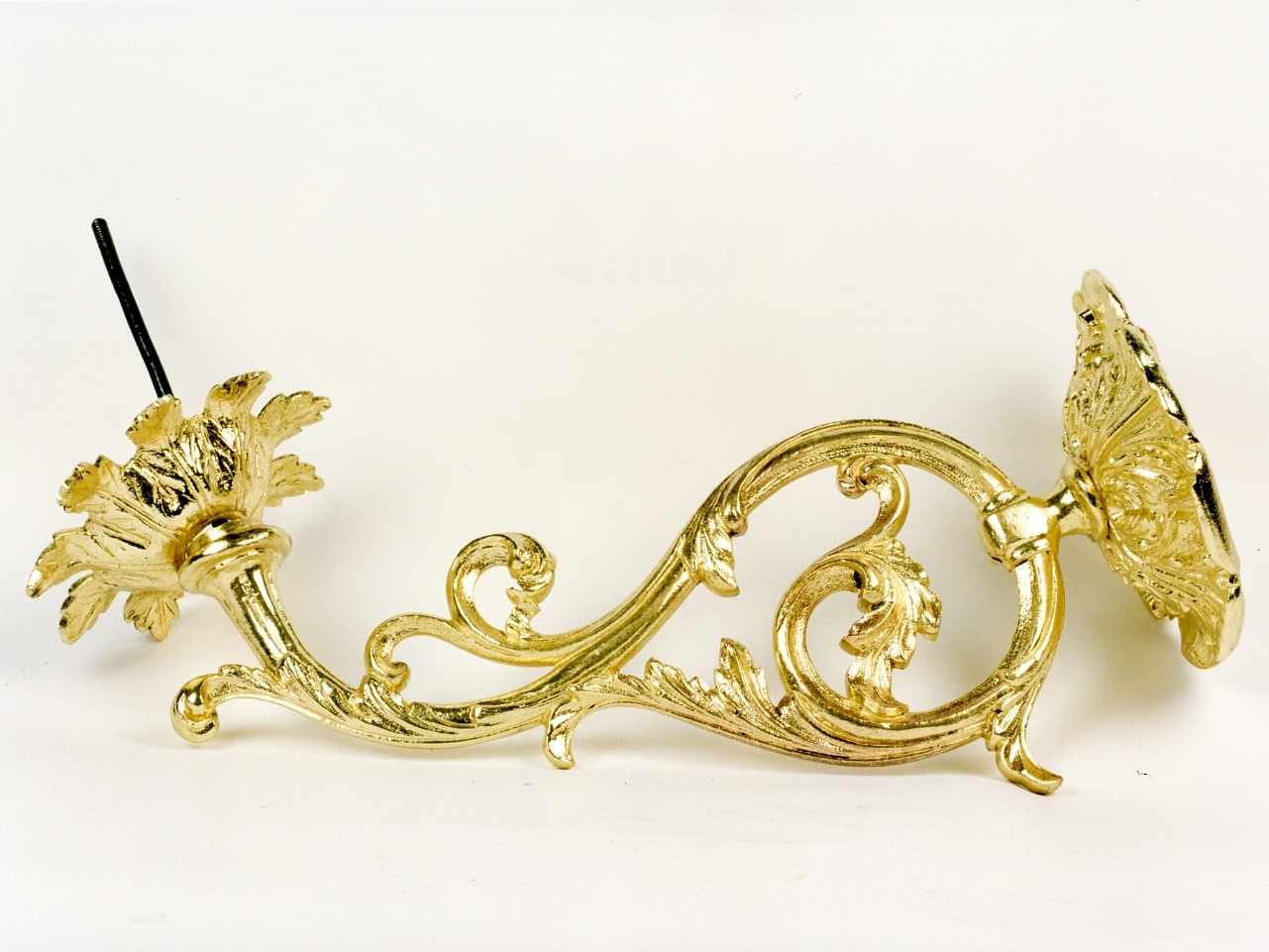 candeliere, serie - bottega campana (seconda metà sec. XIX)