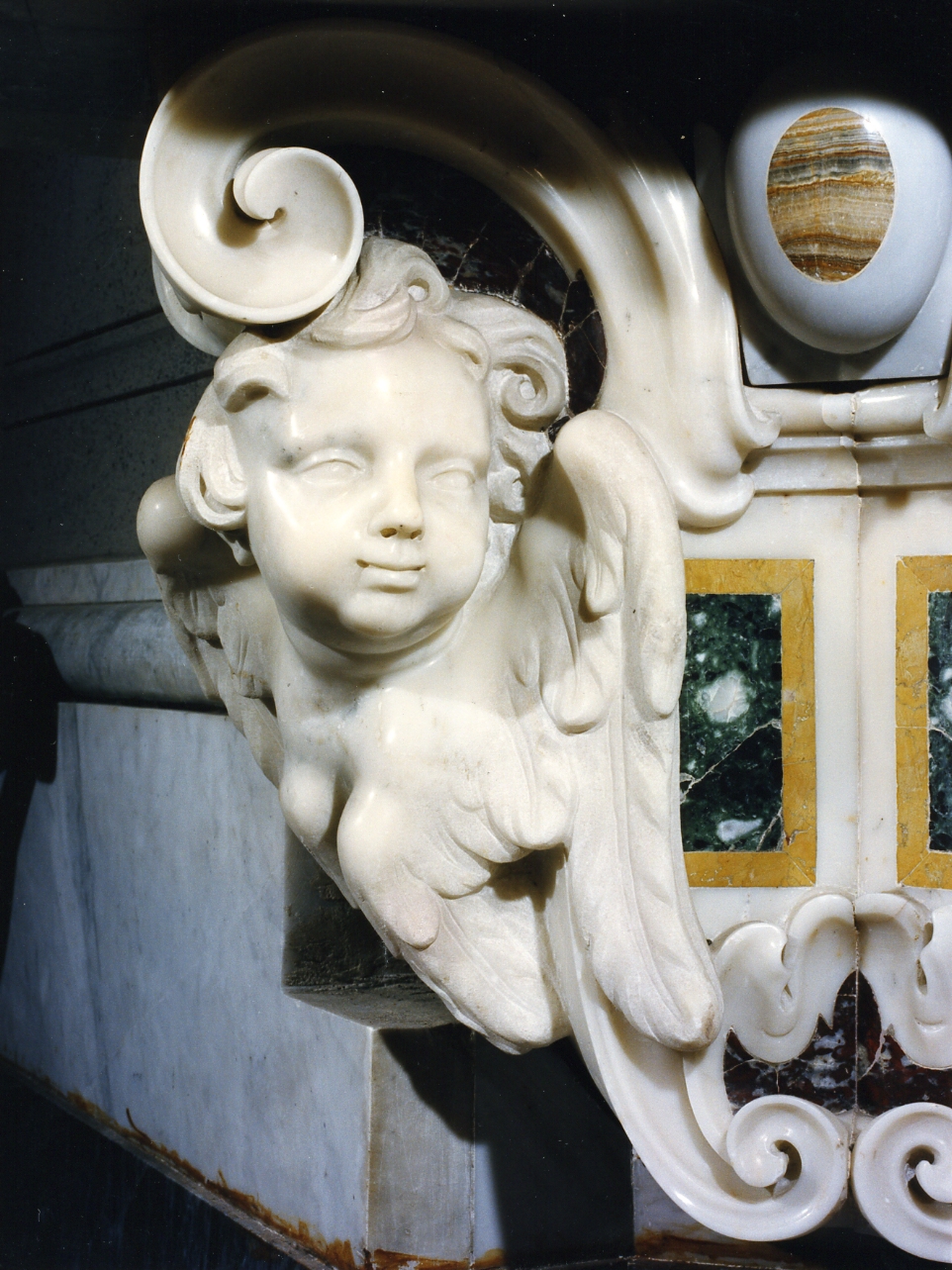 cherubino (scultura, frammento) - bottega Italia meridionale (prima metà sec. XVIII)