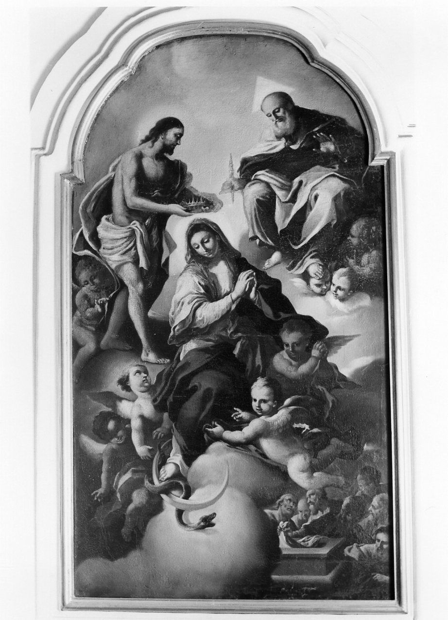 incoronazione di Maria Vergine (dipinto) di Solimena Francesco detto Abate Ciccio (secondo quarto sec. XVIII)