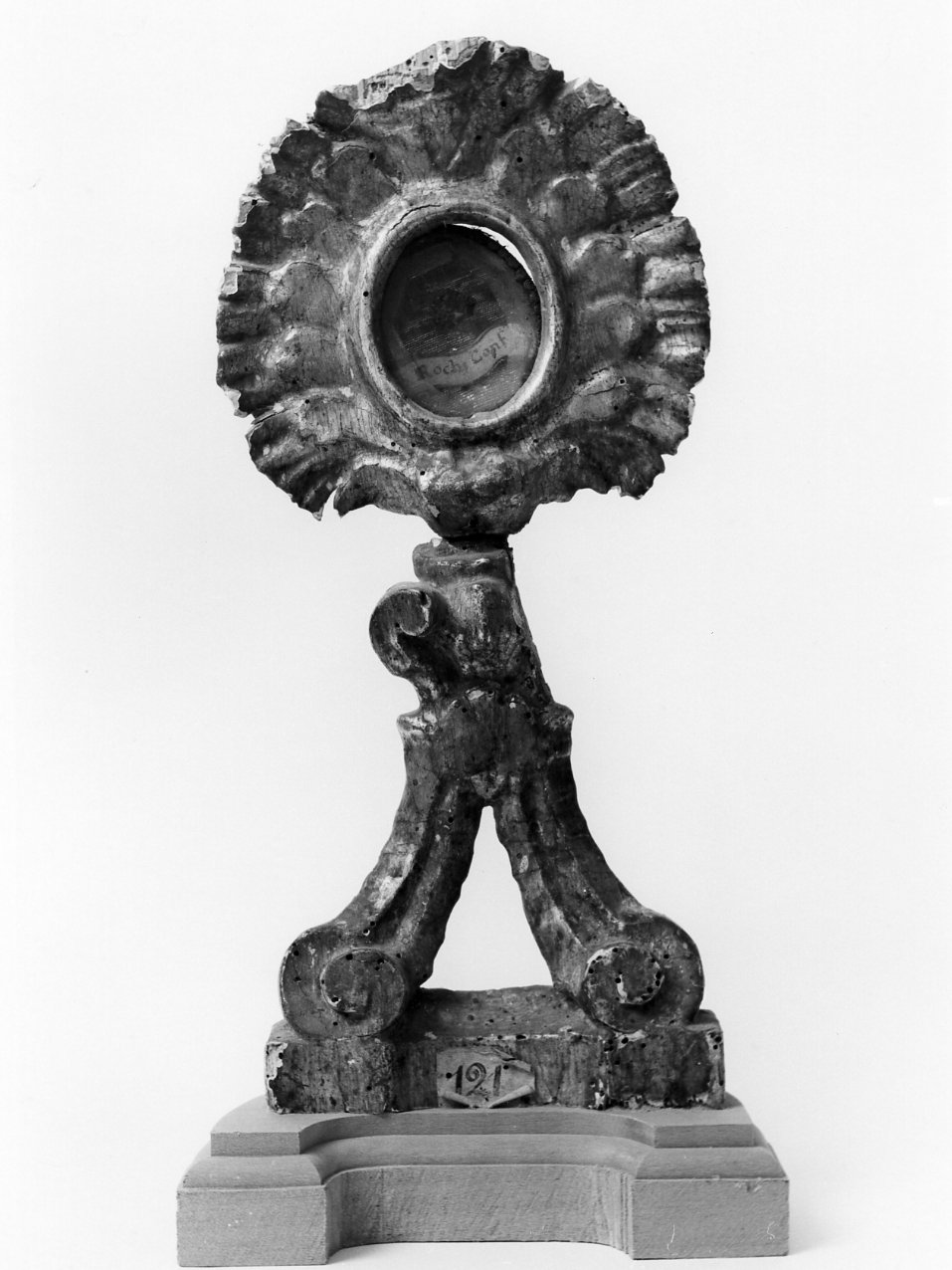 reliquiario - a ostensorio - bottega napoletana (seconda metà sec. XVIII)