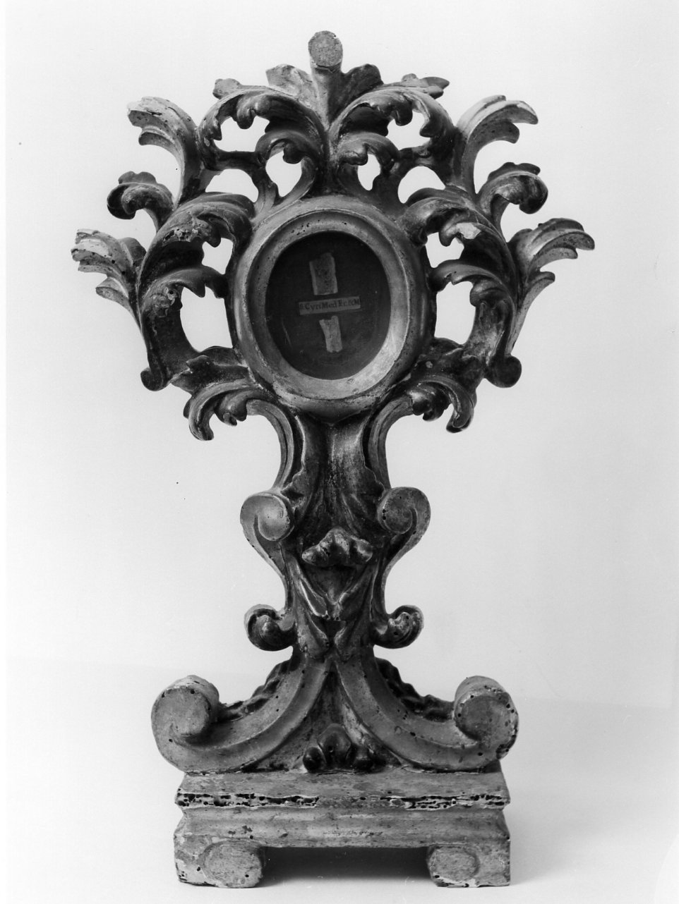 reliquiario - a ostensorio, serie - bottega napoletana (seconda metà sec. XVIII)