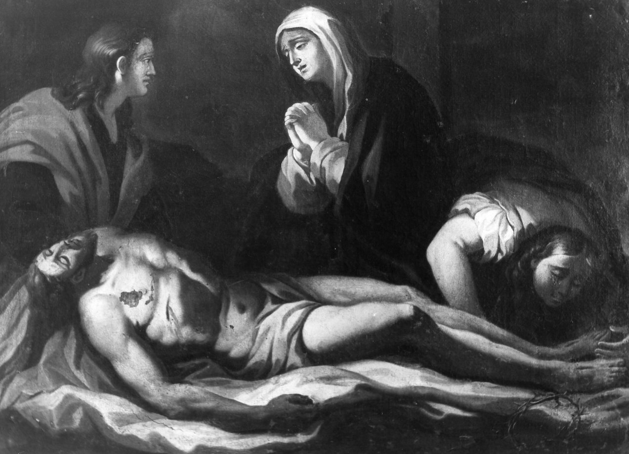 compianto sul Cristo morto (dipinto) - ambito napoletano (fine sec. XVIII)