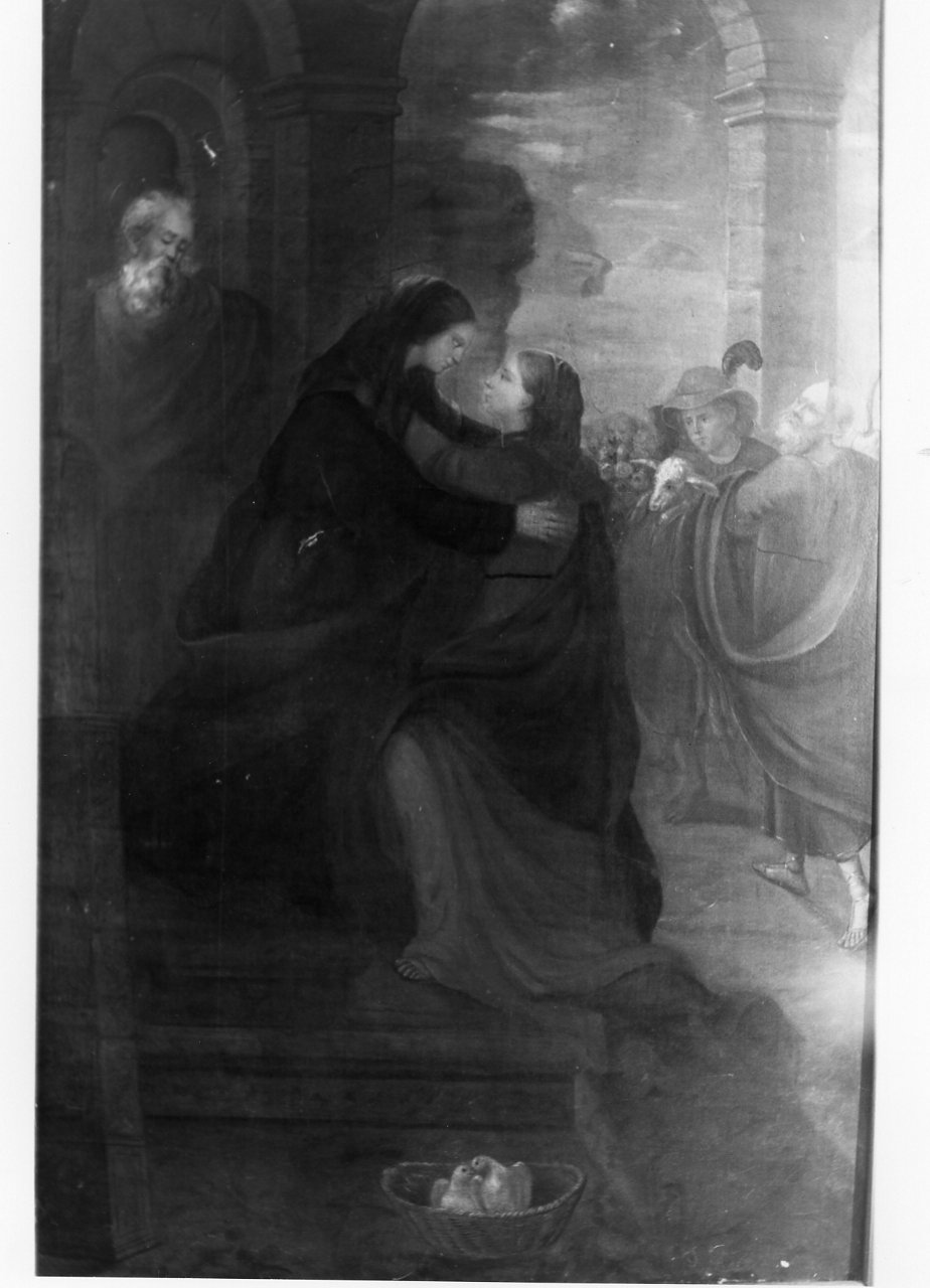 visitazione (dipinto) - ambito napoletano (metà sec. XIX)