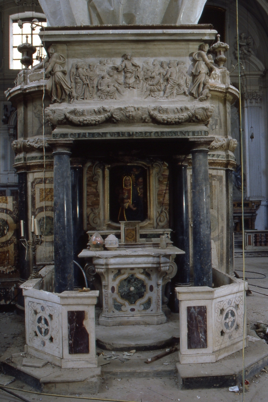 pulpito di Caccavello Salvatore (bottega) (terzo quarto, terzo quarto sec. XVI, sec. XVIII)