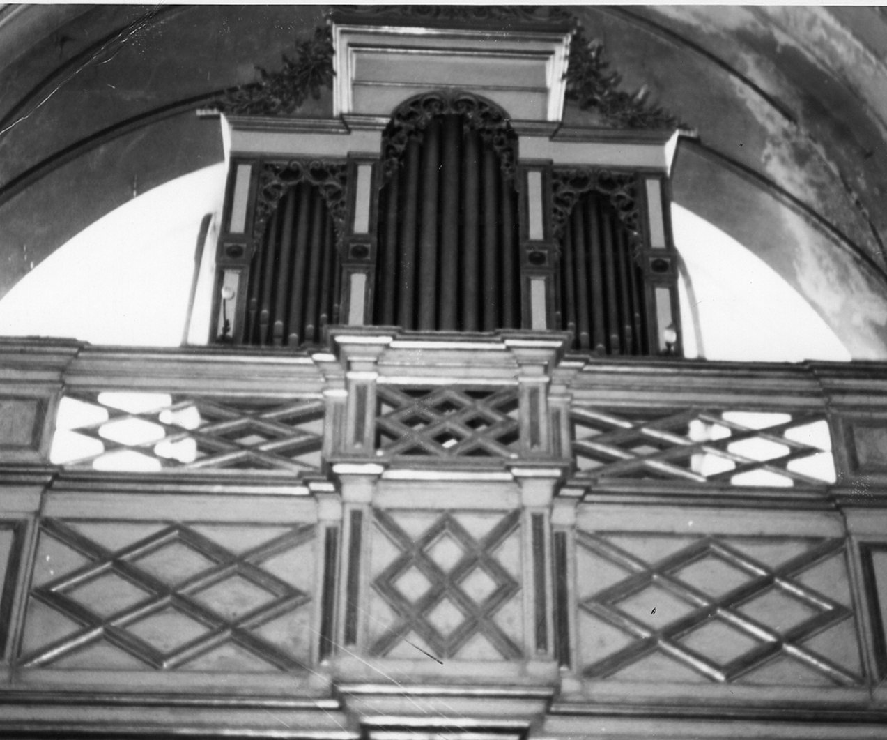 cassa d'organo - bottega napoletana (seconda metà sec. XIX)