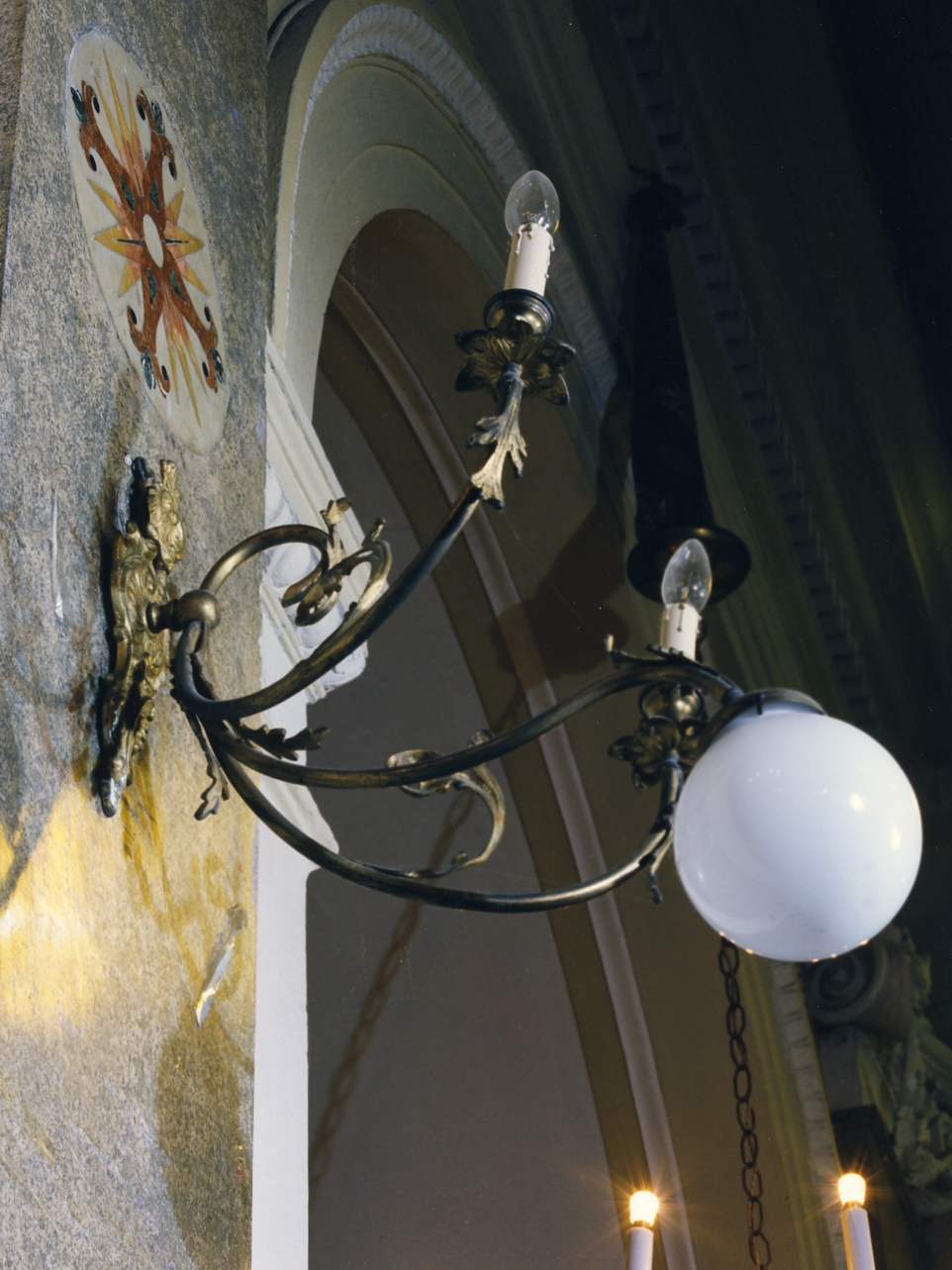 candeliere di consacrazione, serie - bottega campana (primo quarto sec. XX)