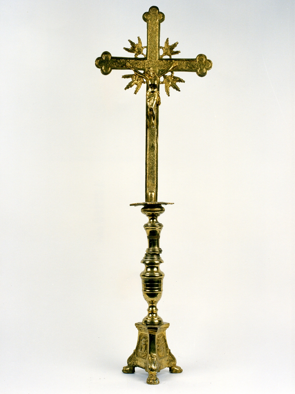 croce d'altare - bottega campana (seconda metà sec. XIX)