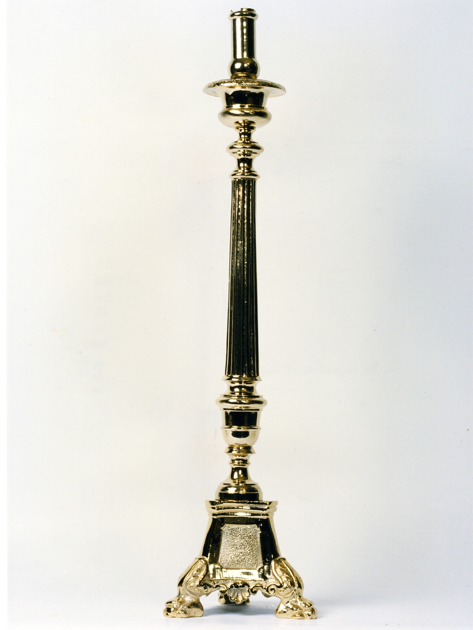 candelabro, serie - bottega napoletana (prima metà sec. XX)