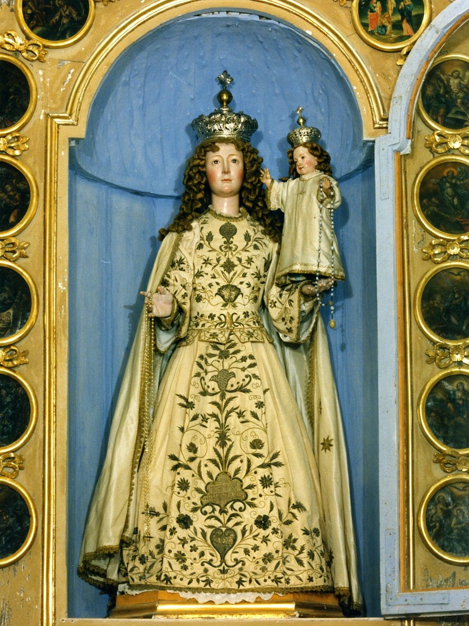 Madonna del Rosario (manichino) - bottega napoletana (fine/inizio secc. XVII/ XVIII)