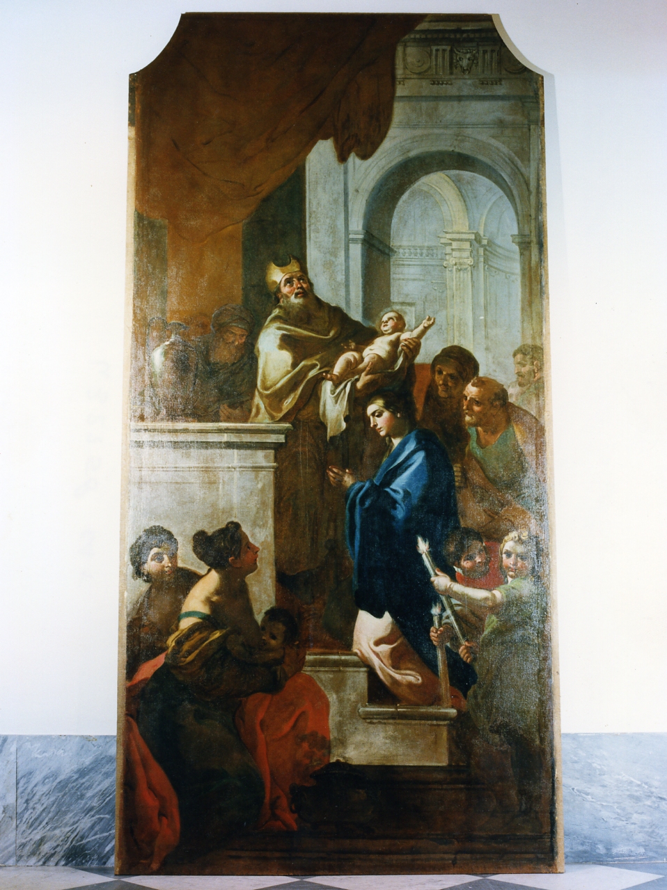 presentazione di Gesù al tempio (dipinto) di Cestaro Jacopo (scuola) (metà sec. XVIII)
