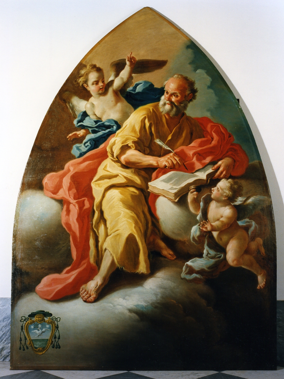 San Matteo Evangelista (dipinto) di Bonito Giuseppe (cerchia) (ultimo quarto sec. XVIII)