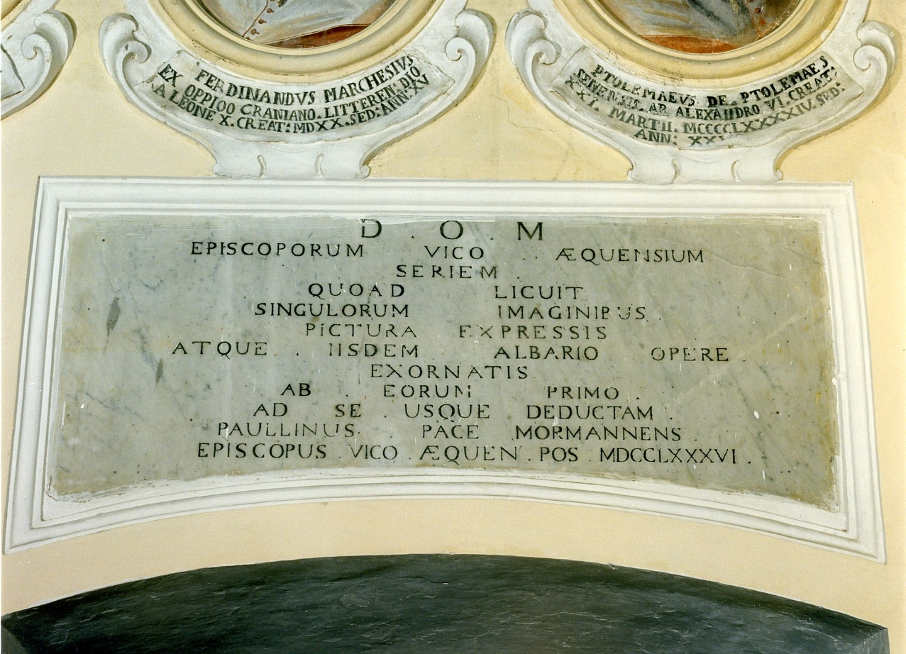 lapide documentaria - bottega napoletana (sec. XVIII)