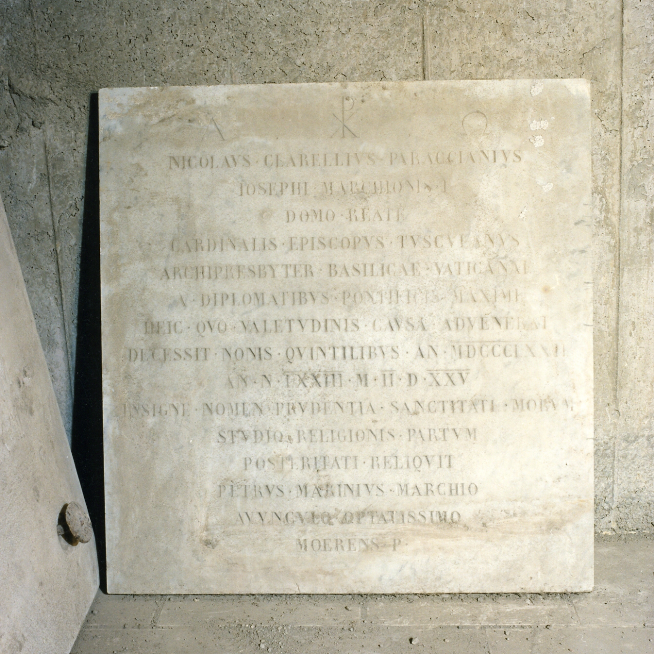 lapide commemorativa - bottega napoletana (sec. XIX)