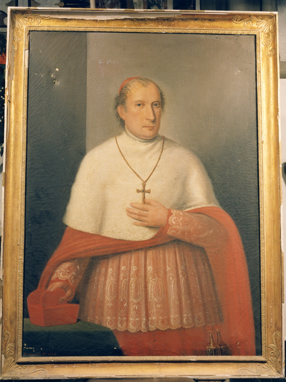 ritratto dell'abate Sebastiano Ferrante (dipinto) di Scarpati Edoardo (sec. XIX)