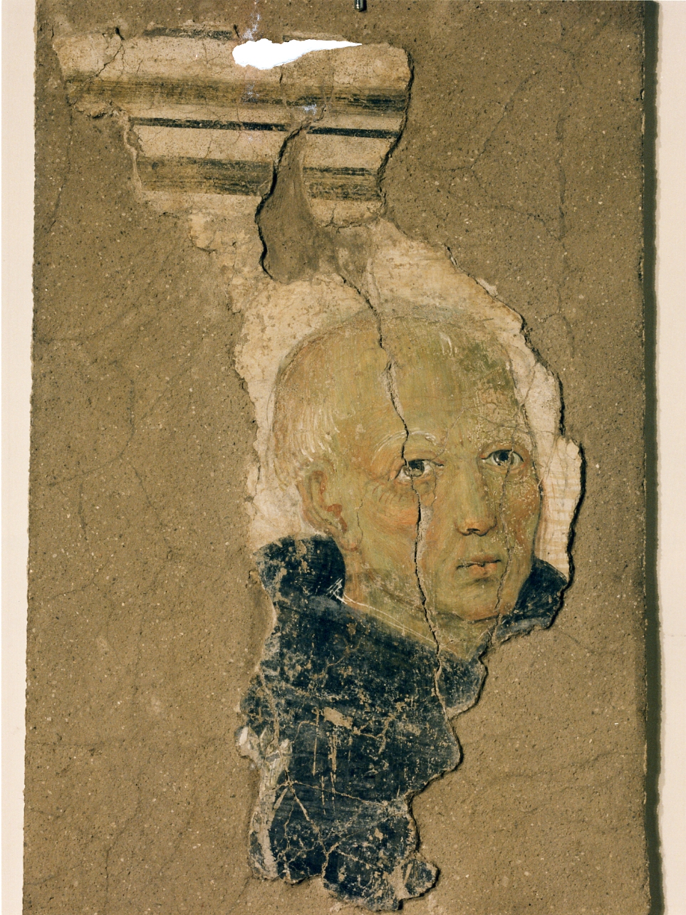 Santo (dipinto, frammento) - ambito napoletano (seconda metà sec. XV)