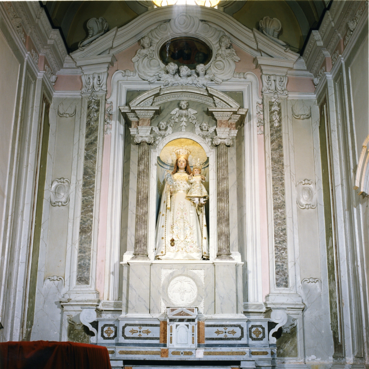 mostra d'altare, serie - bottega napoletana (fine sec. XIX)