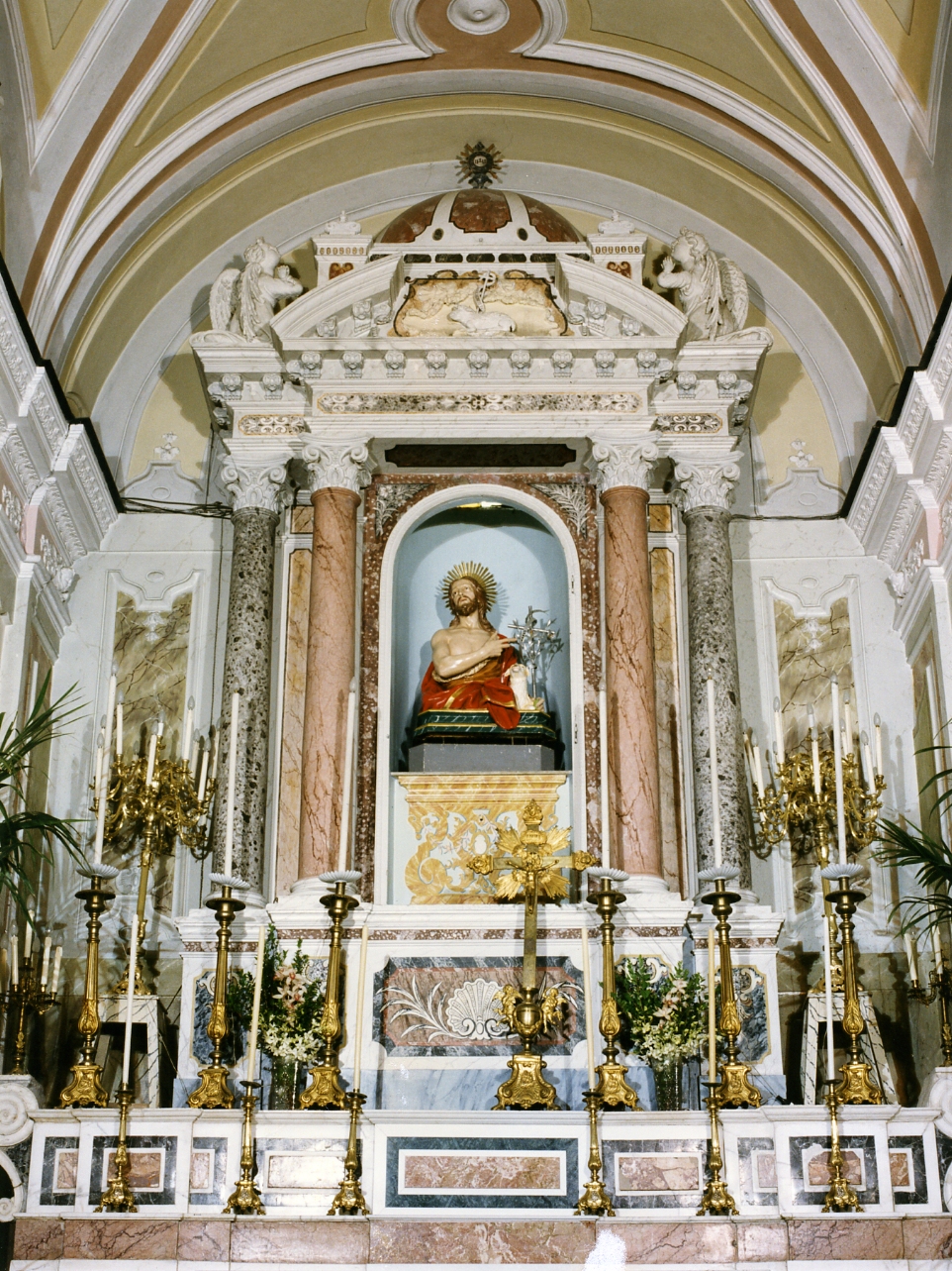 baldacchino d'altare - bottega campana (sec. XX)