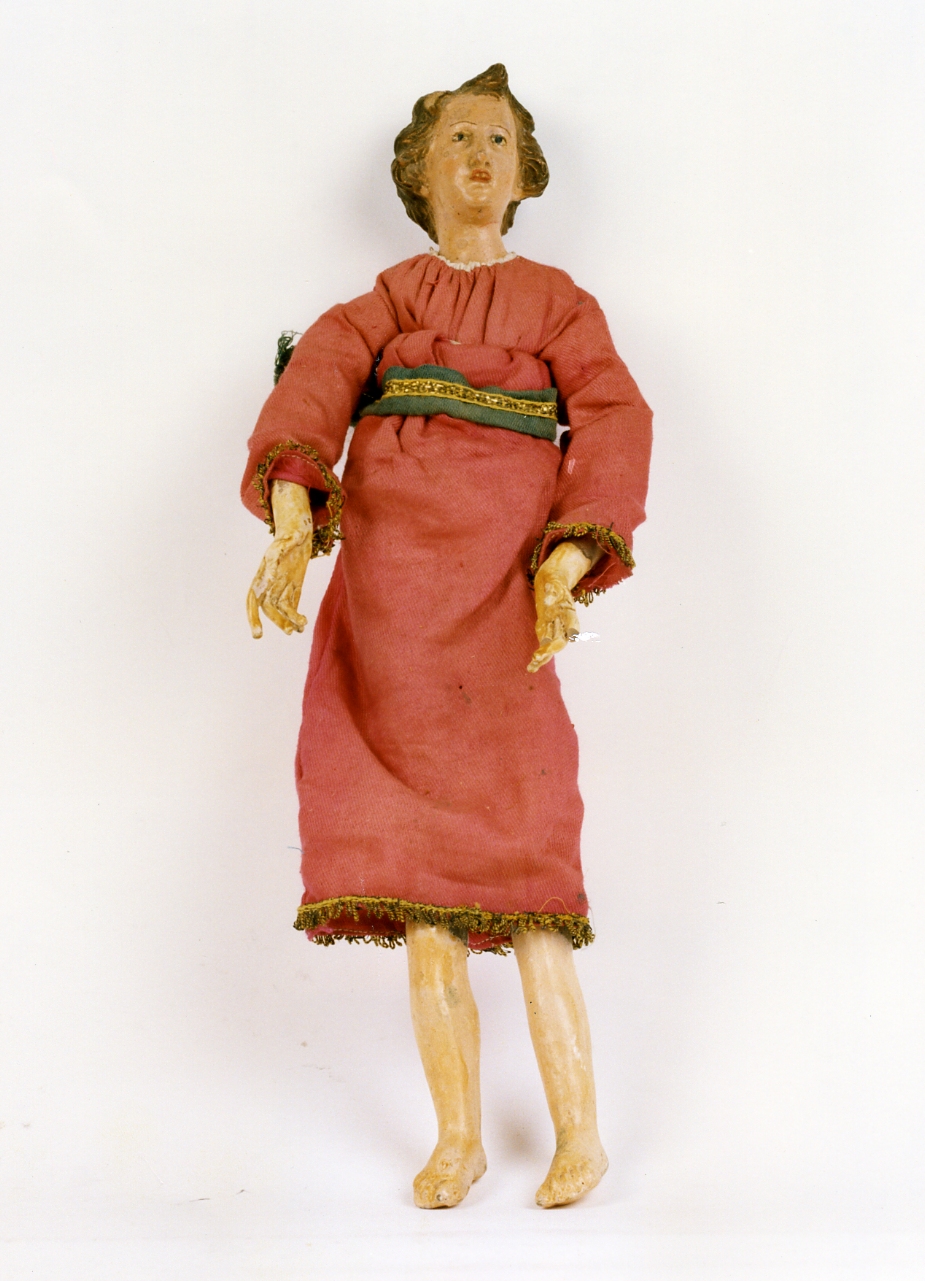 angelo (statuetta di presepio) - bottega napoletana (primo quarto sec. XX)