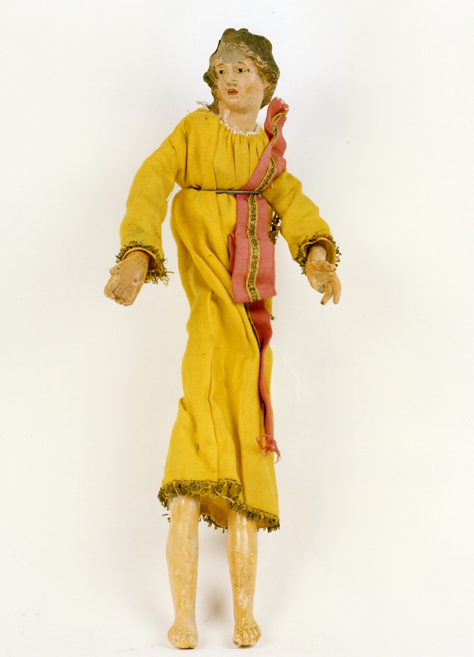 angelo (statuetta di presepio) - bottega napoletana (primo quarto sec. XX)