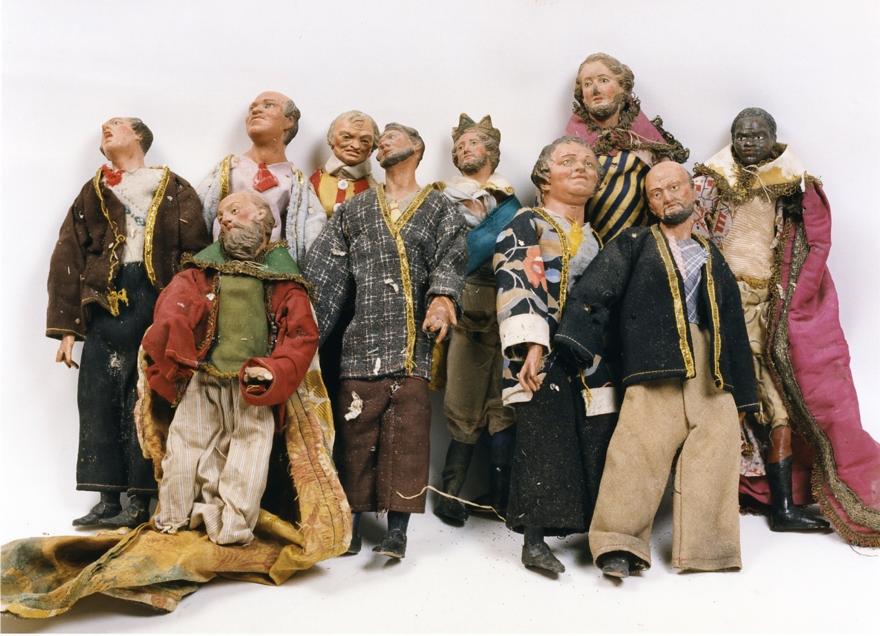 gruppo presepiale - bottega napoletana (primo quarto sec. XX)