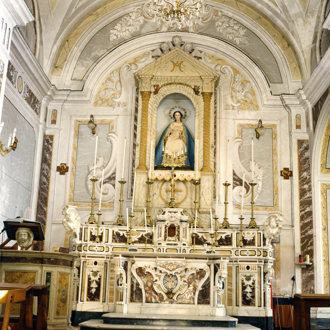 altare maggiore - bottega napoletana (sec. XIX)