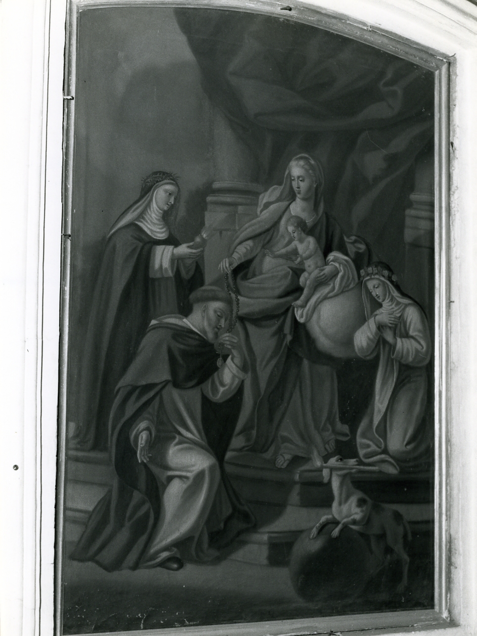 Madonna con Bambino e Santi (dipinto) - ambito napoletano (metà sec. XIX)