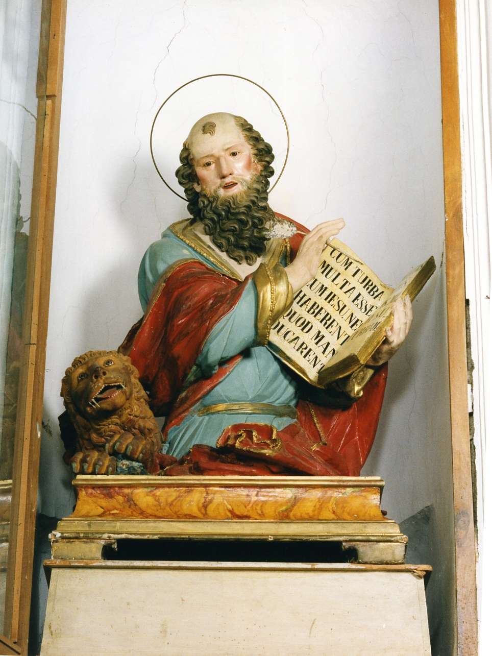 San Marco Evangelista (scultura) - bottega napoletana (inizio sec. XVII)