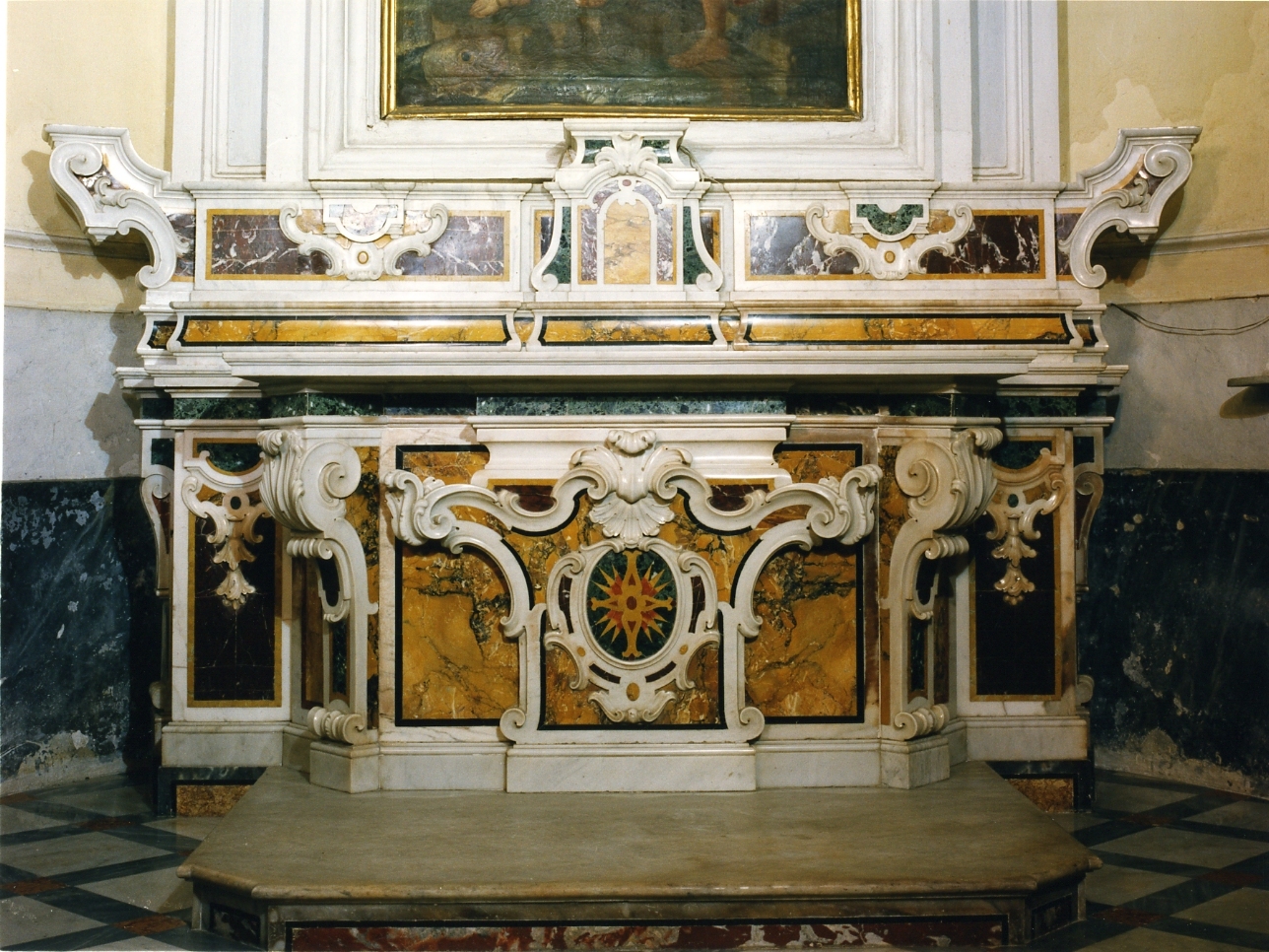 altare, serie - bottega napoletana (seconda metà sec. XVIII)