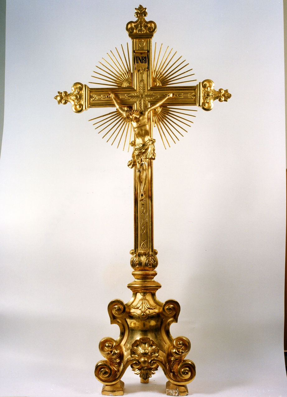 croce d'altare - bottega napoletana (fine sec. XVIII)