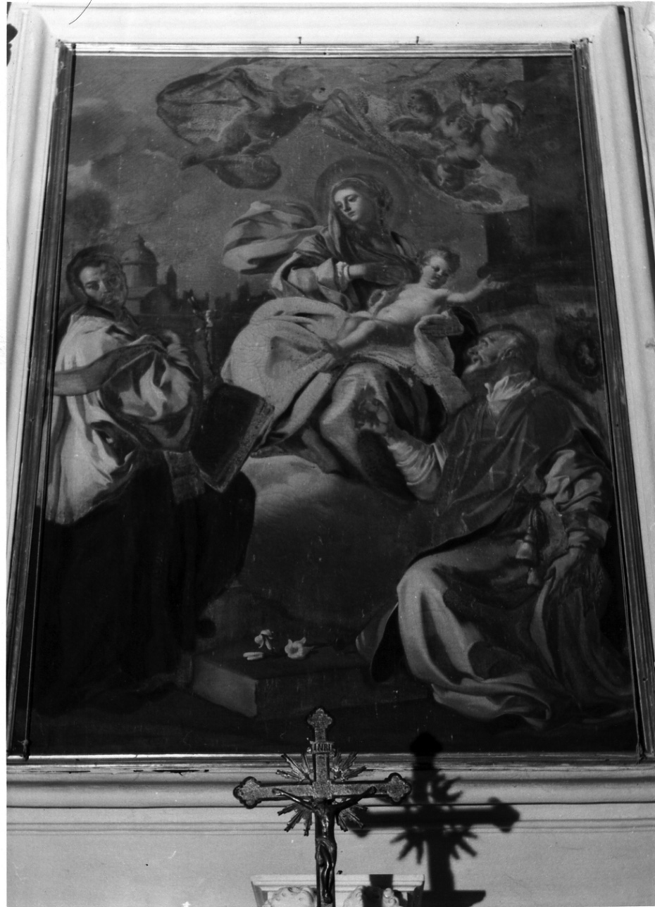 Madonna con Bambino e Santi (dipinto) - ambito napoletano (sec. XVIII)